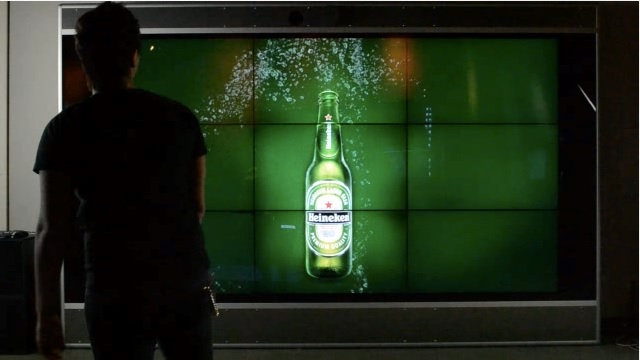 Heineken video wall at Union Station